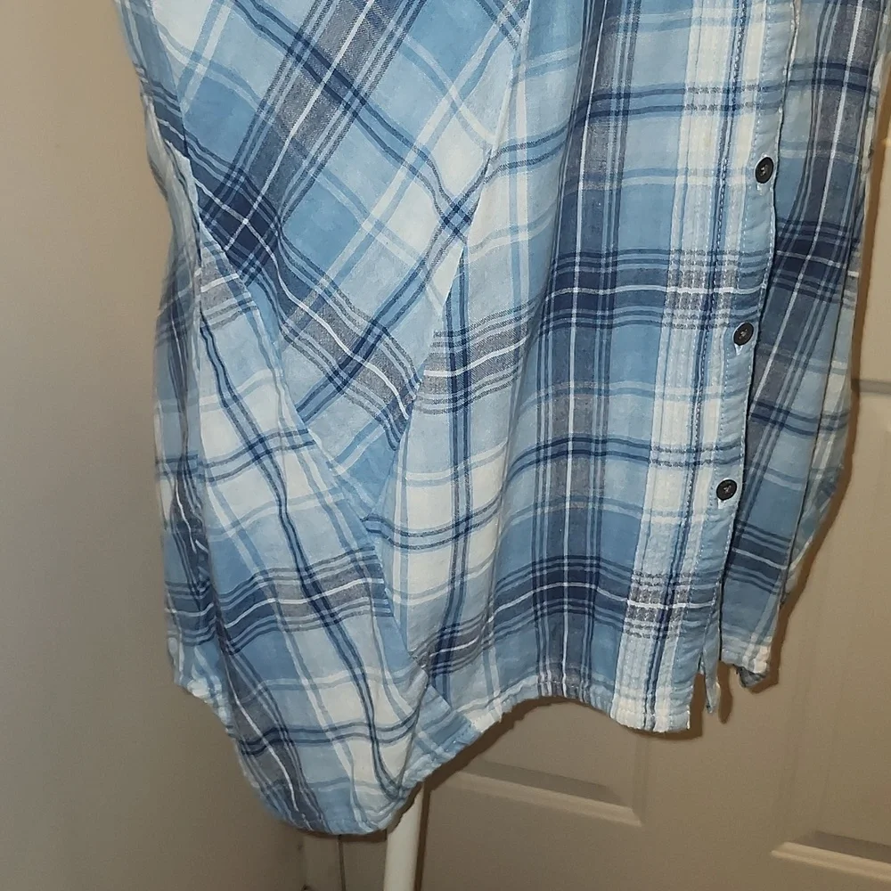 Sundance flannel shirt size M Patchwork Cotton